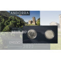 ANDORRE 1,25 EURO 2022 - Patrimoine Culturel d'Andorre - Ecureuil et Saint Jean de Caselles