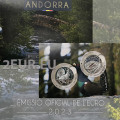 ANDORRE 1,25 EURO 2023 - Patrimoine culturel d'Andorre - Tétras des bois et le pont de San Antonio de la Grella