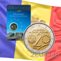 Andorra 2 euro BU Coincard  2014 - 20 ans au Conseil de l'Europe