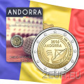 Andorra 2 euro BU Coincard - 2016 - 25e anniversaire de la radio et de la télévision d'Andorre 