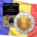 Andorra 2 euro BU Coincard - 2017 - 100 ans de l'hymne d'Andorre  