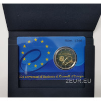 Andorre 2 euro BE 2014 - 20 ans au Conseil de l'Europe  