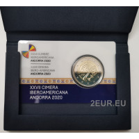 Andorre 2 euro preuve 2020 - 27e Sommet ibéro-américain en Andorre 