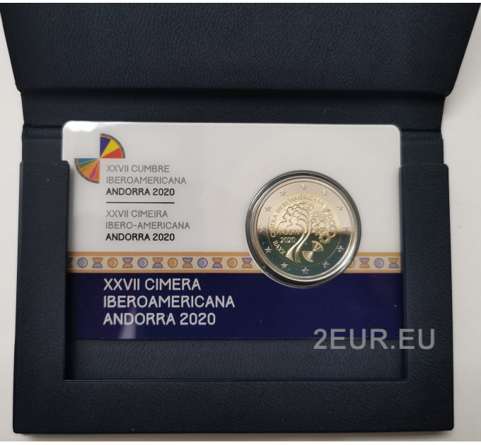Andorre 2 euro preuve 2020 - 27e Sommet ibéro-américain en Andorre 