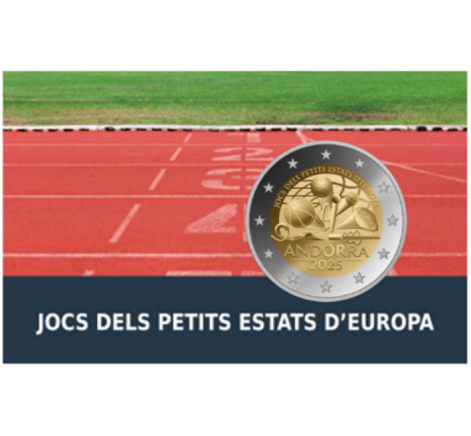 Andorra 2 euro BE 2025 - Jeux des petits États d'Europe