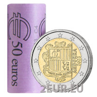 Andorre 2 euros Rouleau 2023