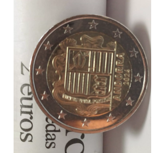 Andorre 2 euros Rouleau 2024
