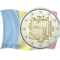 Andorra 2€ UNC 2021 - Armoires d’Andorre