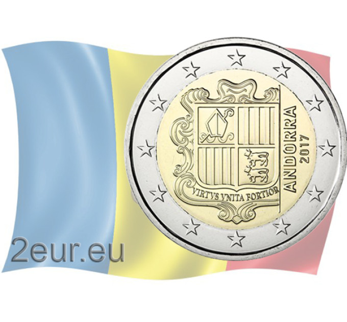 Andorra 2€ UNC 2015 - "Armoires d’Andorre"