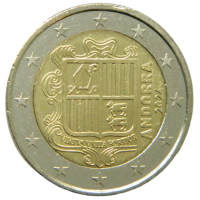 Andorra 2€ UNC 2024 - Armoires d’Andorre Andorra 2€ UNC 2024 - Armoires d’Andorre