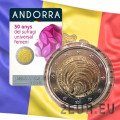 Andorra 2 euro BU Coincard - 2020 - 50 ans depuis l'introduction du droit de vote des femmes en Andorre