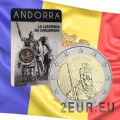 Andorre 2 euros BU coincard 2022 - La légende de Charlemagne
