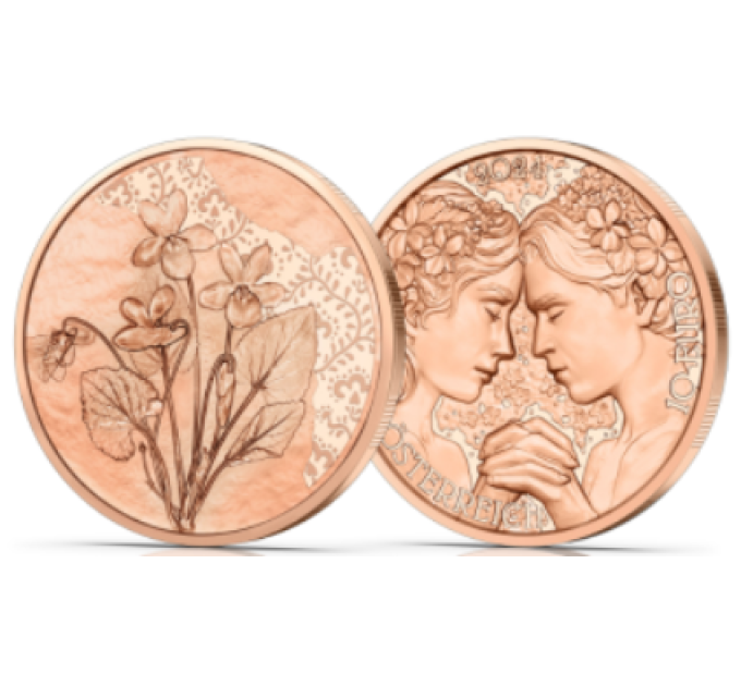 Autriche Pièce de 10 euros 2024 - Violette