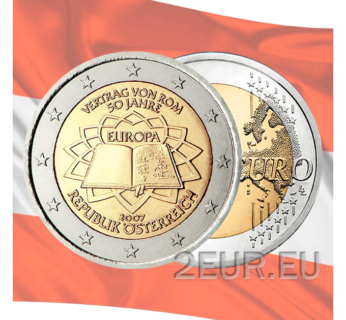 Autriche 2 euros UNC 2007 - 50 ans du Traité de Rome
