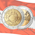 Autriche 2 euros UNC 2012 - 10 Years of Euro Cash