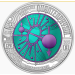 Autriche 25 euro Pièce de niobium en argent 2026 - Physique quantique. Hormone de croissance