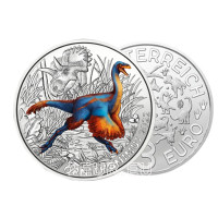 Autriche Pièce 3 Euro 2022-3 - Swift Ornithomimus