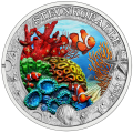 Autriche Pièce 3 Euro 2023-4 - Vie marine lumineuse - PIERRE DE CORAIL