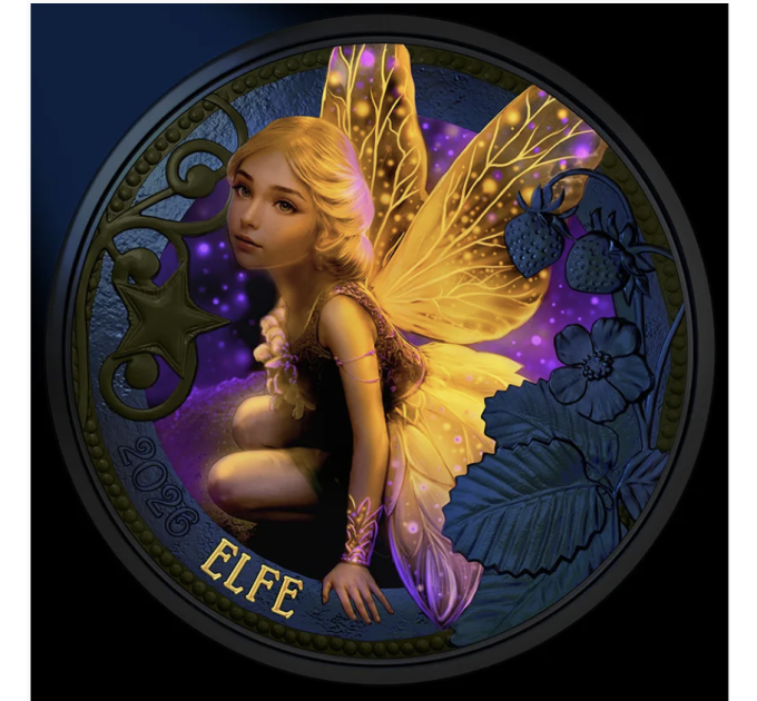 Autriche Pièce 3 Euro 2026 - Créatures mythiques - L'elfe