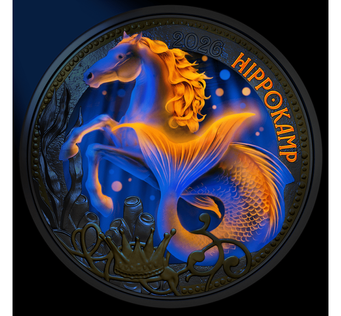 Autriche Pièce 3 Euro 2026 - Créatures mythiques - L'hippocampe