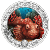Autriche Pièce 3 Euro 2025 - Vie marine lumineuse - Poisson-scorpion diable