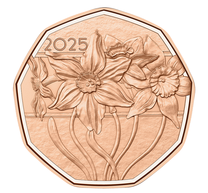Autriche pièce de 5 euros 2025 - Narcisse