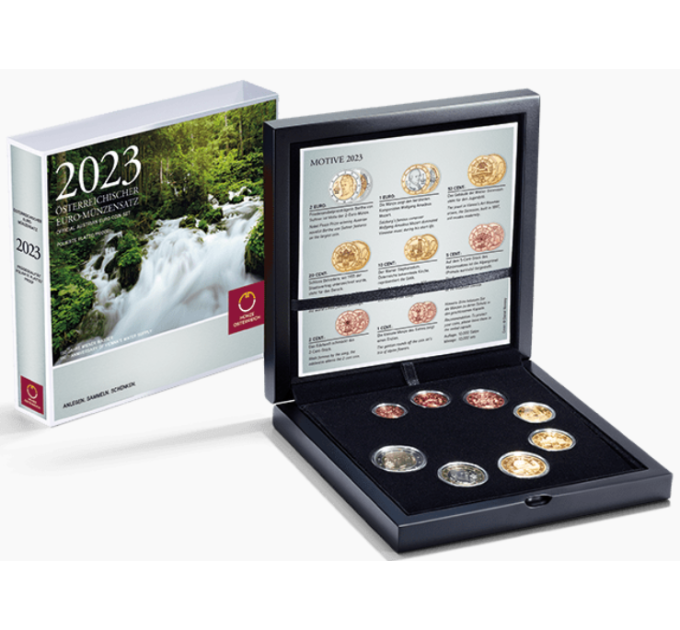 Autriche Série PROOF 2023 - 150 ans d'eau de Vienne