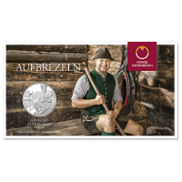  Autriche 10 euro  Pièce d'argent 2025 - Aufdirndln – Cuir