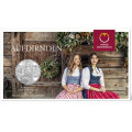  Autriche 10 euro  Pièce d'argent 2025 - Aufdirndln – Lin