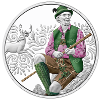  Autriche 10 euro  Pièce d'argent Proof 2025 - Falda dirndln – Cuir