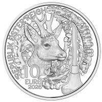 Autriche 10 euro Pièce d'argent Proof 2026 - Falda dirndln – Anpirschen - Corne Autriche 10 euro Pièce d'argent Proof 2026 - Falda dirndln – Anpirschen - Corne
