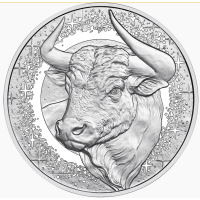 Autriche 20 euros Pièce d'argent 2026 – Taureau