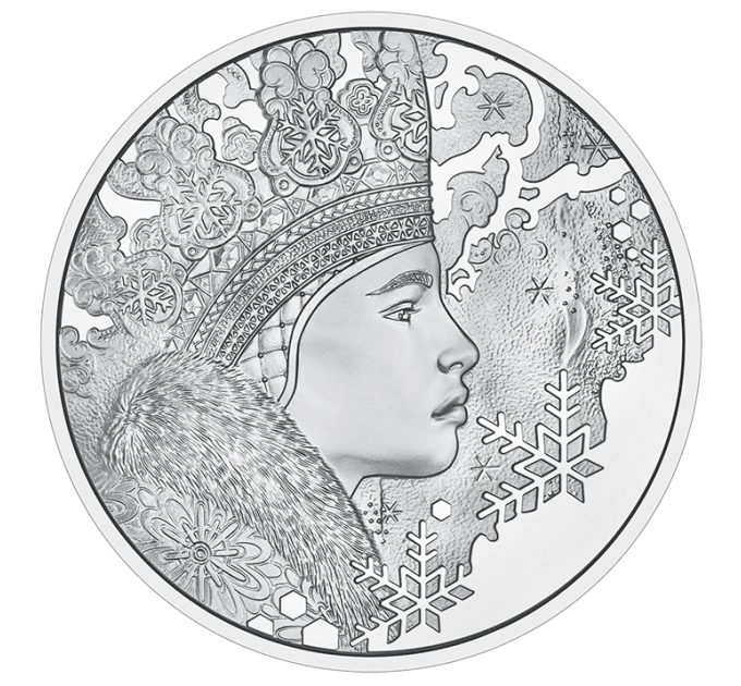 Autriche 20 euros Pièce d'argent 2023 – SECRETS DE NEIGE
