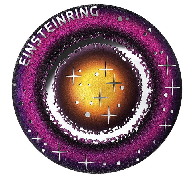 Autriche 20 euros Pièce d'argent 2025 – L'univers inexploré – Bague Einstein