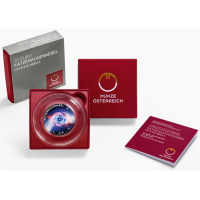 Autriche 20 euros Pièce d'argent 2026 – L'univers inexploré – Nébuleuse de l'Œil de Chat
