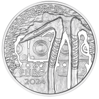 Autriche 20 euros Pièce d'argent 2024 – EXTRACTION DU SEL