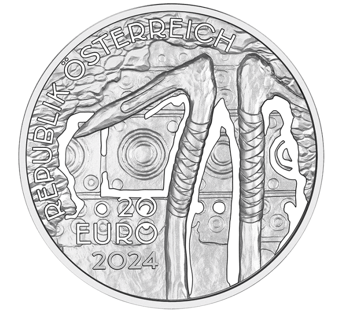 Autriche 20 euros Pièce d'argent 2024 – EXTRACTION DU SEL