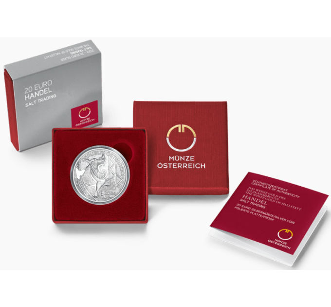 Autriche 20 euros Pièce d'argent 2024 – Négoce de l'or blanc