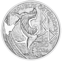 Autriche 20 euros Pièce d'argent 2024 – Négoce de l'or blanc