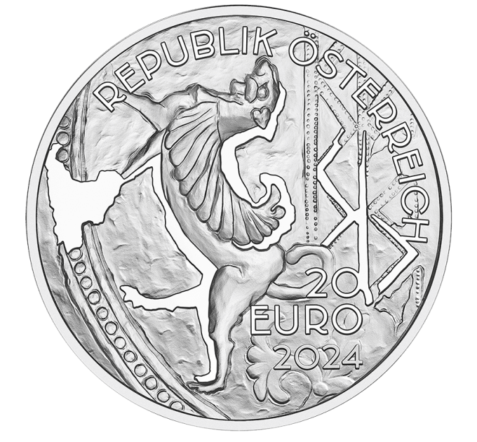Autriche 20 euros Pièce d'argent 2024 – Négoce de l'or blanc