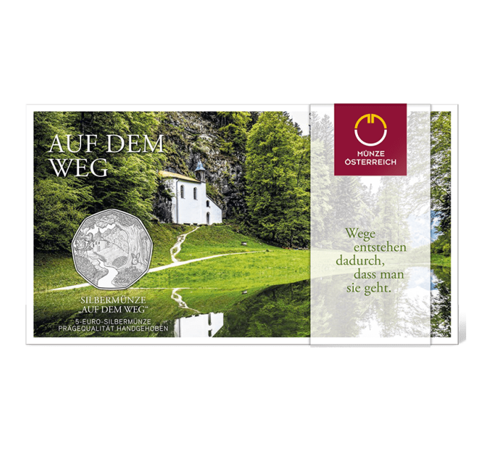 Autriche 5 euros Pièce d'argent 2024 - En chemin