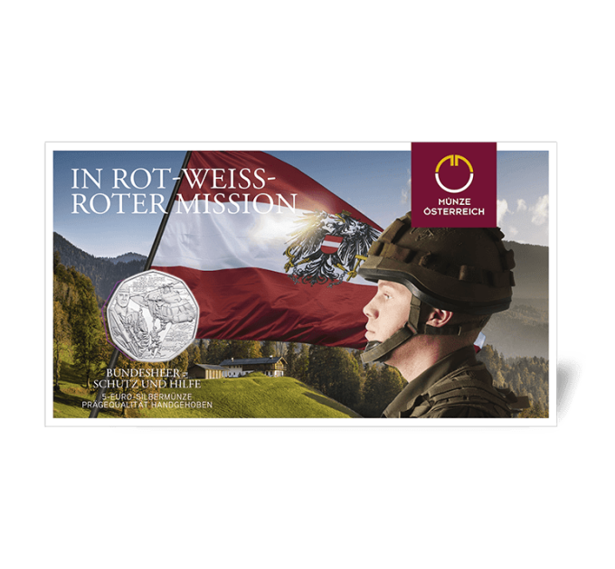 Autriche 5 euros Pièce d'argent 2015 - Forces armées autrichiennes