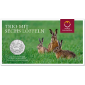 Autriche 5 euros Pièce d'argent 2026 - Les Trois Lapins de Dürer