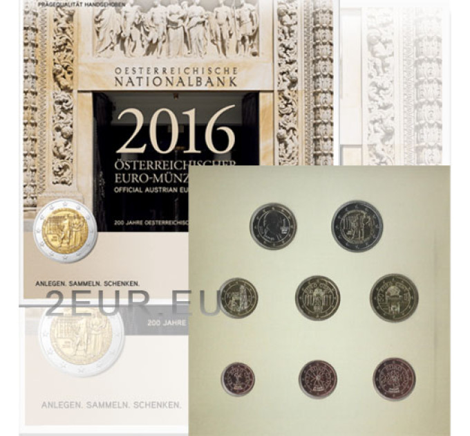 Autriche Série euro BU 2016