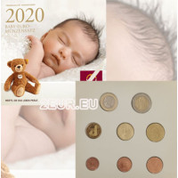 Autriche Série euro BU 2020 - ENSEMBLES DE MONNAIES POUR BÉBÉ