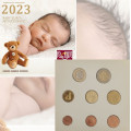 Autriche Série euro BU 2023 - ENSEMBLES DE MONNAIES POUR BÉBÉ