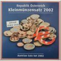 Autriche Série euro BU 2002
