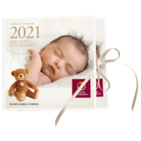 Autriche Série euro BU 2021 - ENSEMBLES DE MONNAIES POUR BÉBÉ