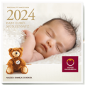 Autriche Série euro BU 2024 - ENSEMBLES DE MONNAIES POUR BÉBÉ