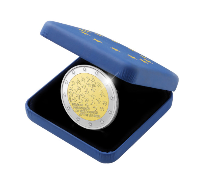 Belgique 2 euros proof 2024 - Présidence de l'UE